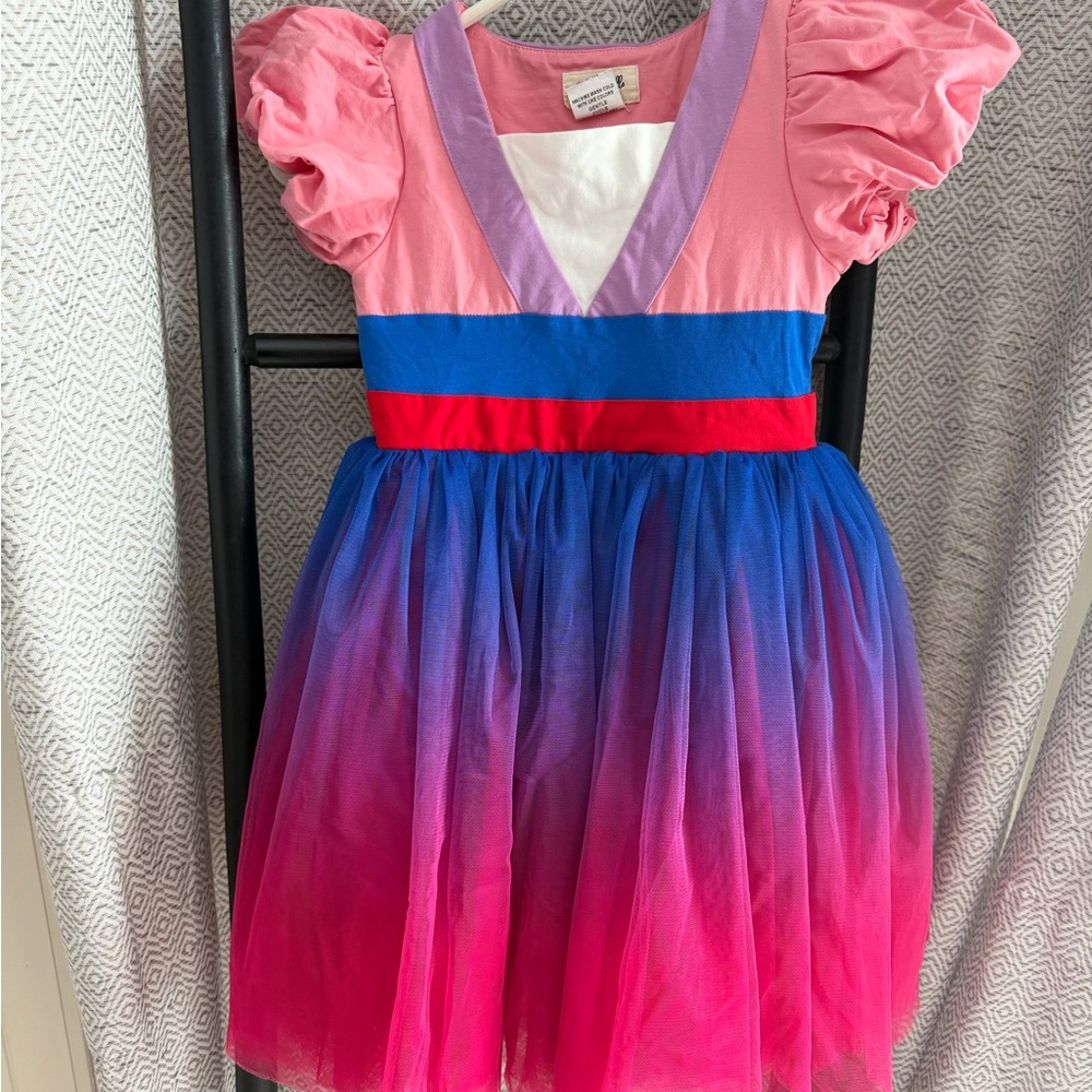 Taylor Joelle Disney Mulan Pink and Purple Dress
